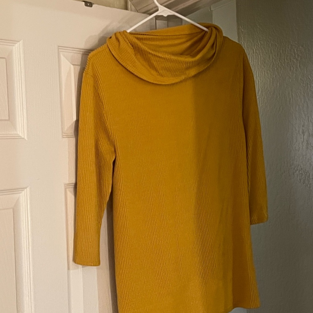 Mustard Yellow Women's Sweater